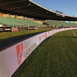 Passo exterior SPCC do pixel da exposição de diodo emissor de luz 6mm do perímetro do estádio/material do armário liga do magnésio
