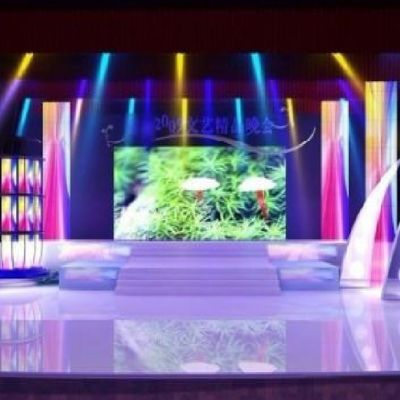 Tela alugado exterior 1R1G1B do diodo emissor de luz da fase P5 de HD para a propaganda comercial