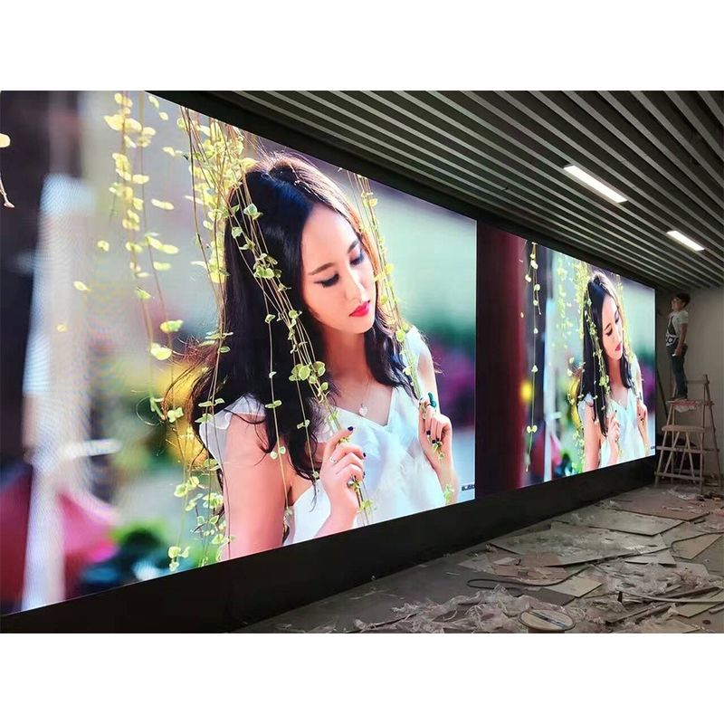 A parede video conduzida P2.5 da exposição, nova conduziu a tela video SMD 200 da parede - poder do painel 750W